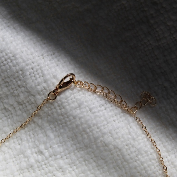 Gold Toned Cross Necklace - Picture 5 of 6